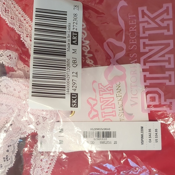 New Victoria Secret PINK x LoveShackFancy Cotton Cami - Picture 5 of 6